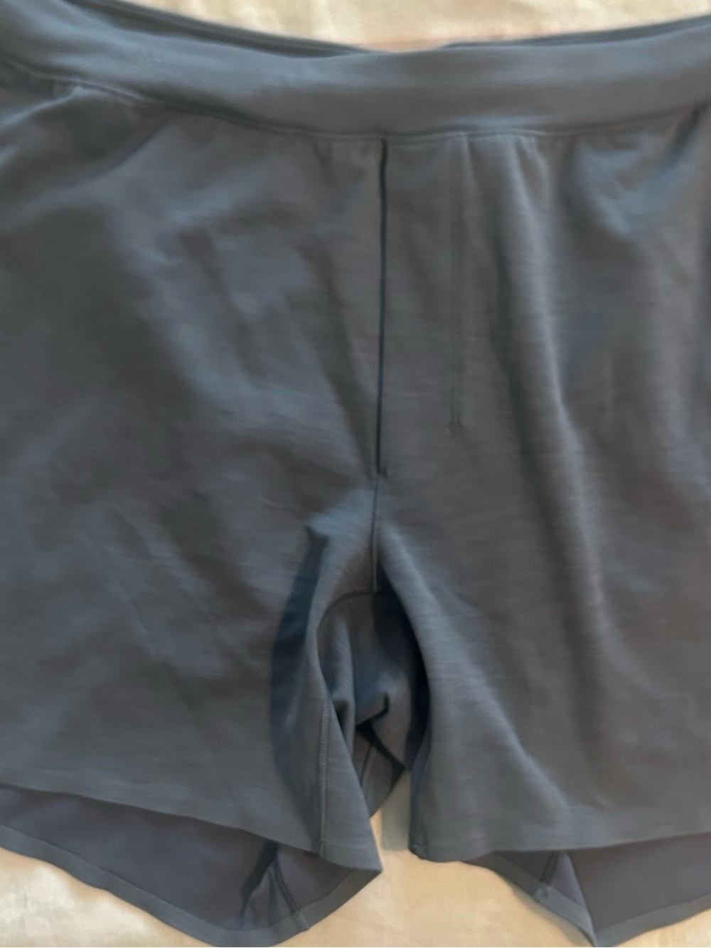 lululemon athletica Men's Athletic Shorts — Slate Gray 6” inseam Zip Pocket XXL